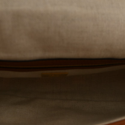 Fendi Kuban Canvas Vitello King FF Embroidered Baguette Grezzo Multicolor 5 of 10