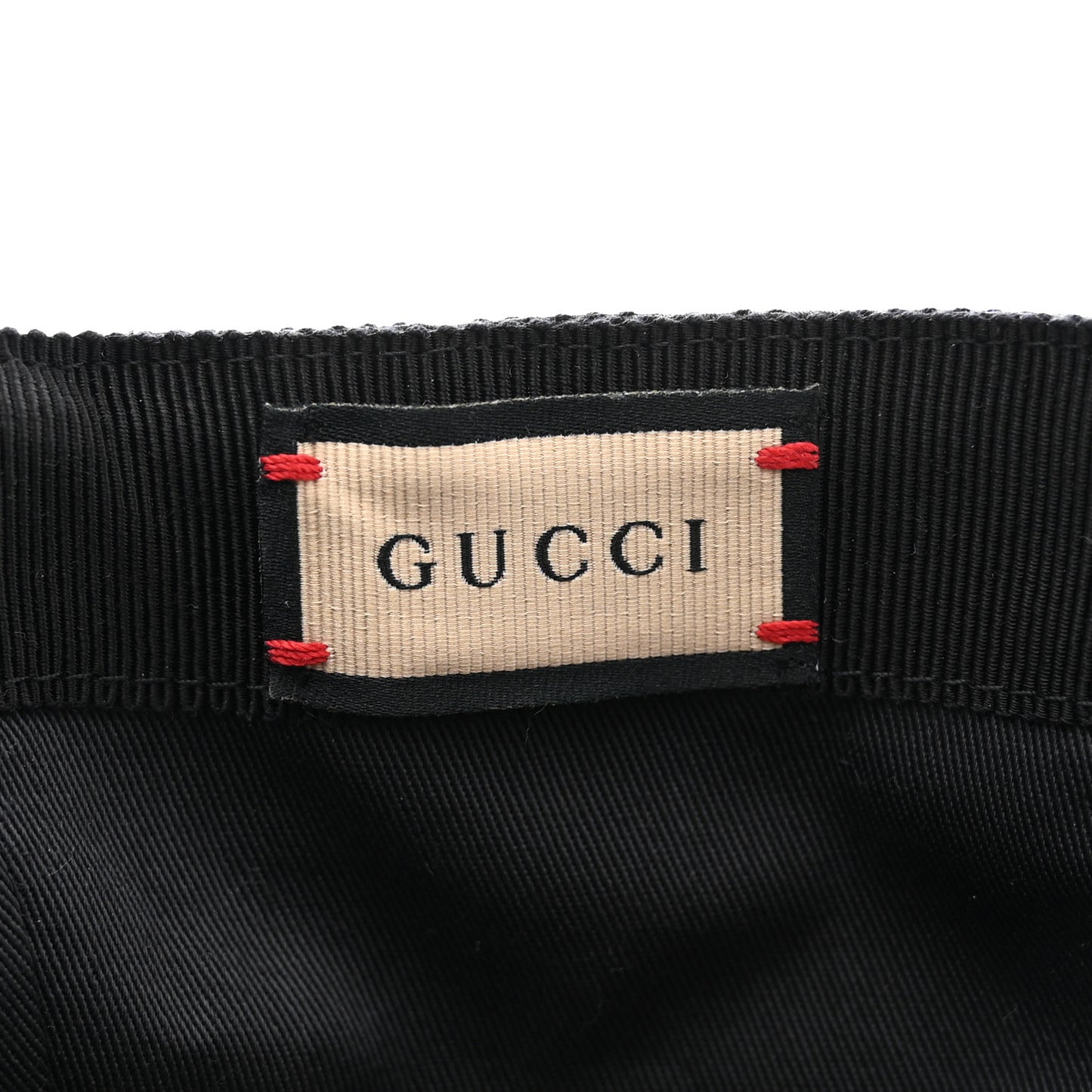 Monogram Web Baseball Hat M Black