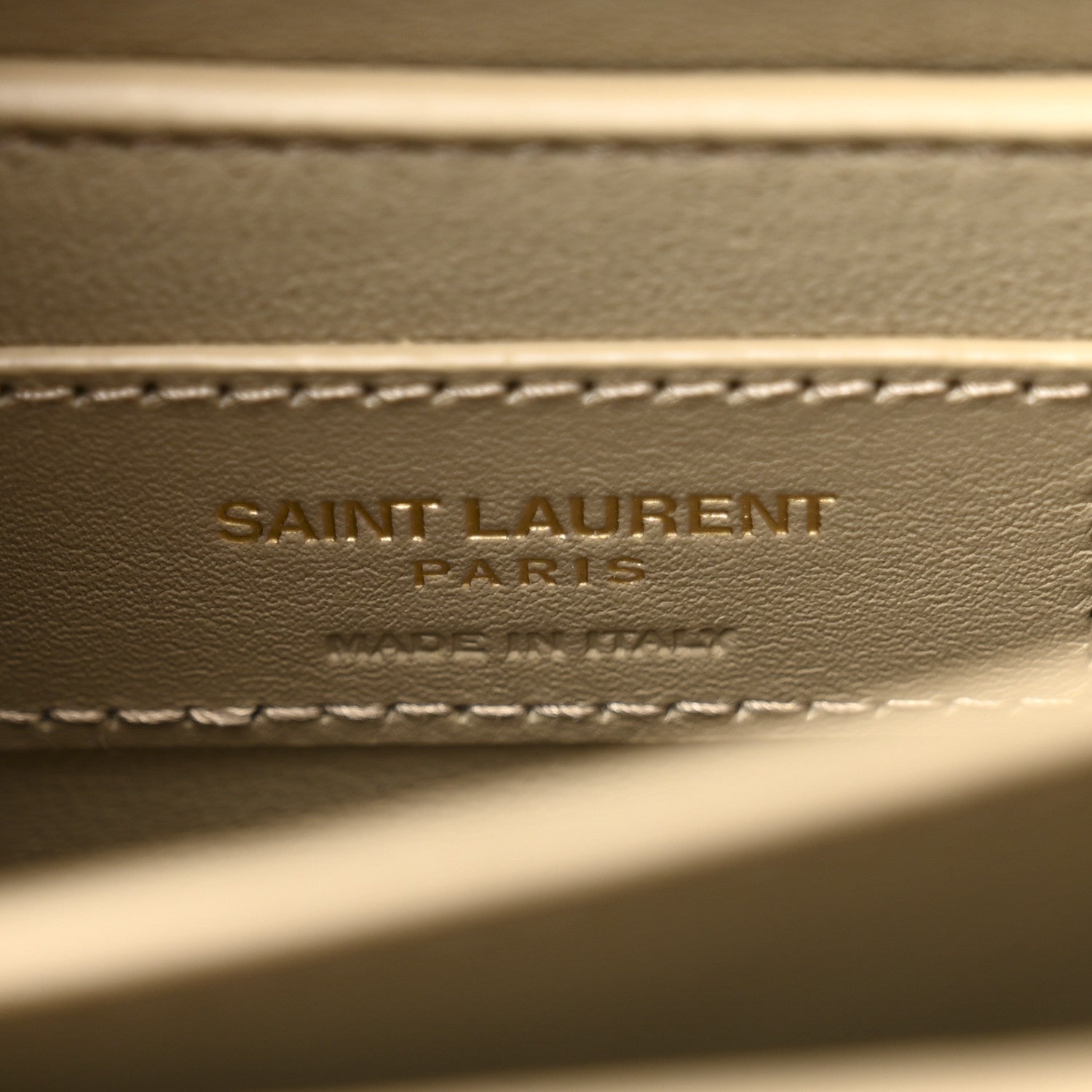 Saint Laurent Suede Calfskin Small Monogram Sunset Dark Beige 10 of 17