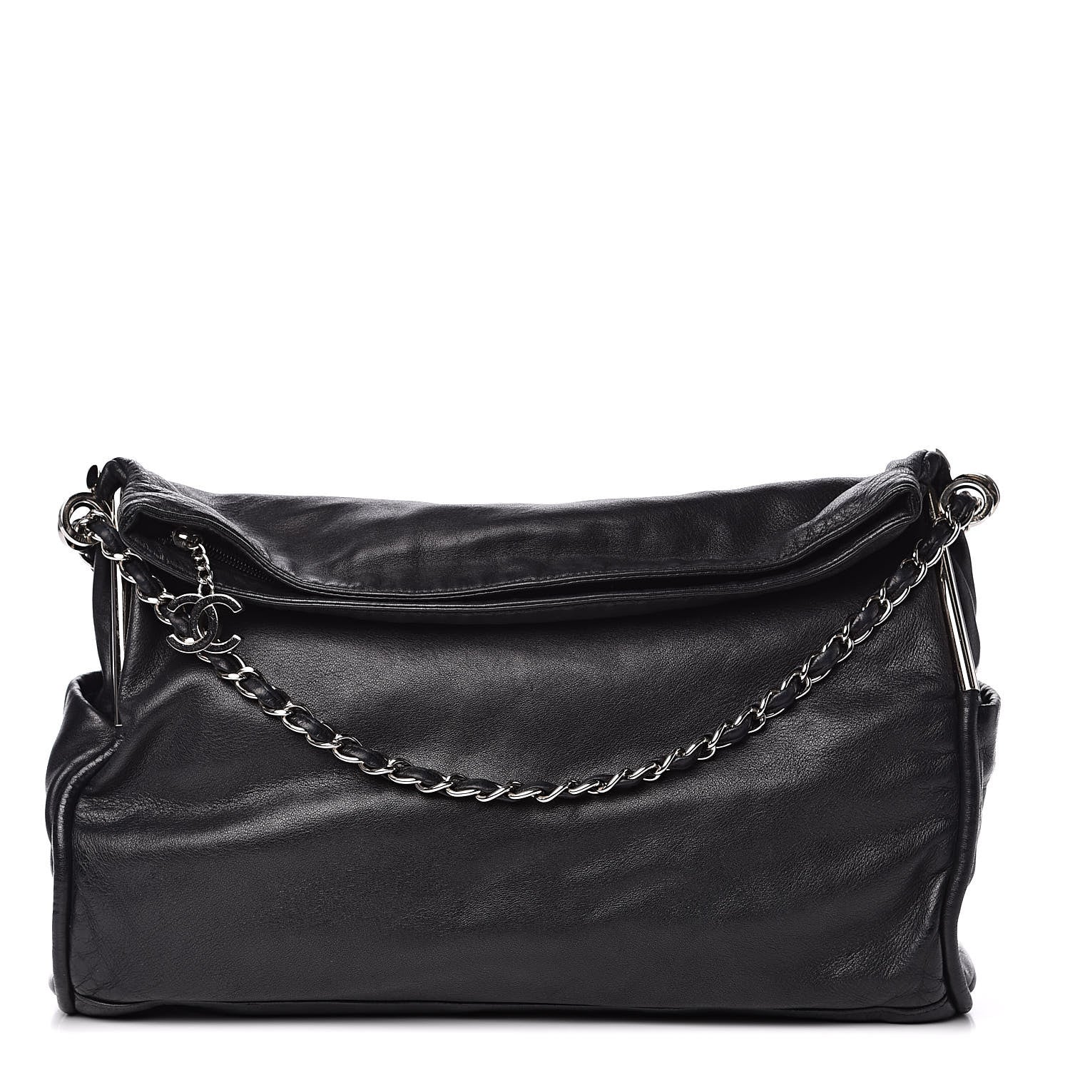 Chanel Lambskin Ultimate Soft Hobo Black 1 of 10