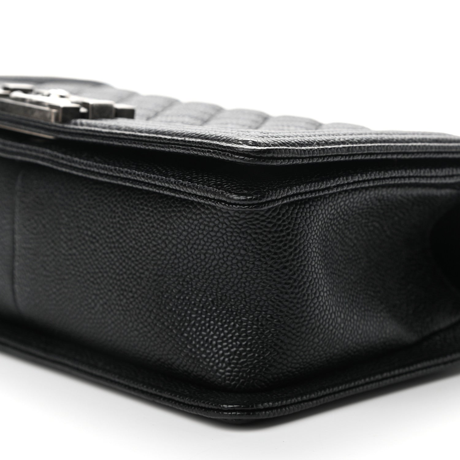 Chanel Caviar Quilted Medium Boy Flap Black 9 of 10