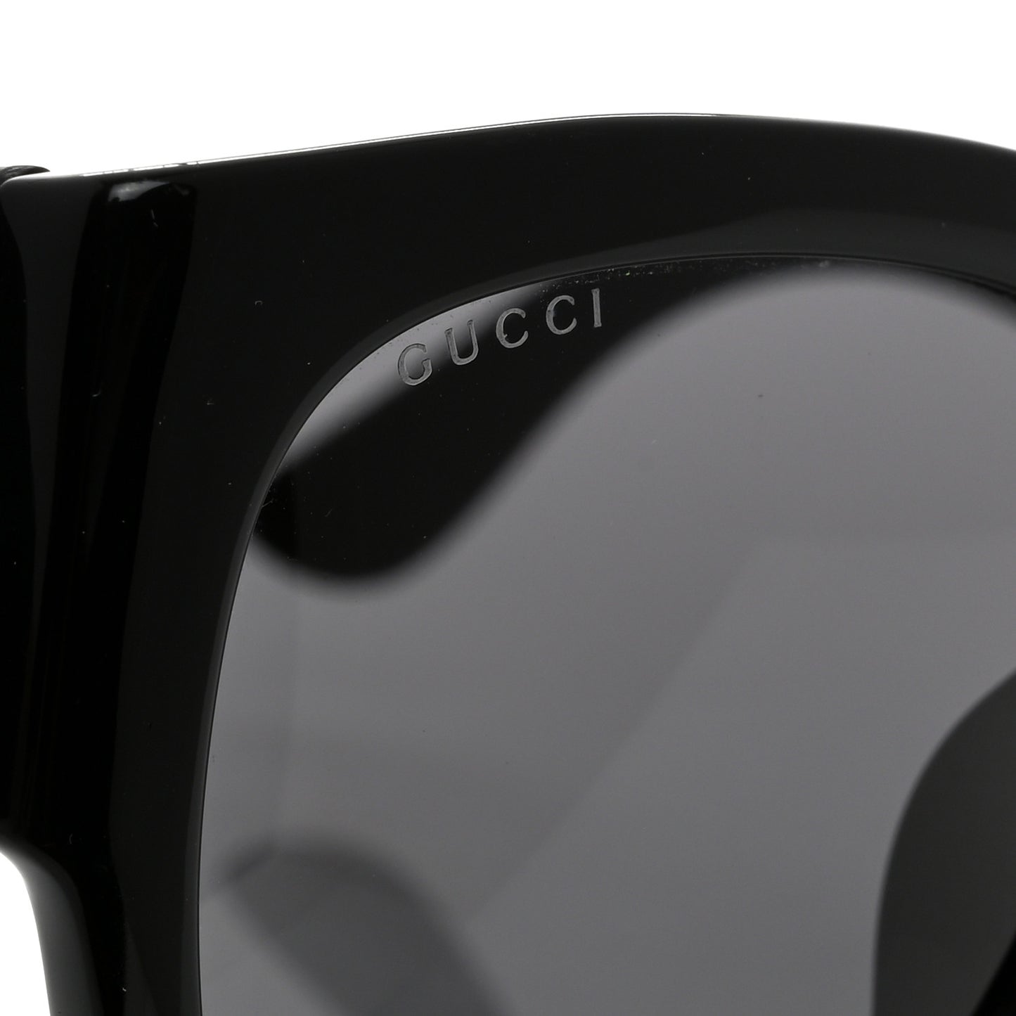 Acetate Square Frame Sunglasses GG0142SA Black