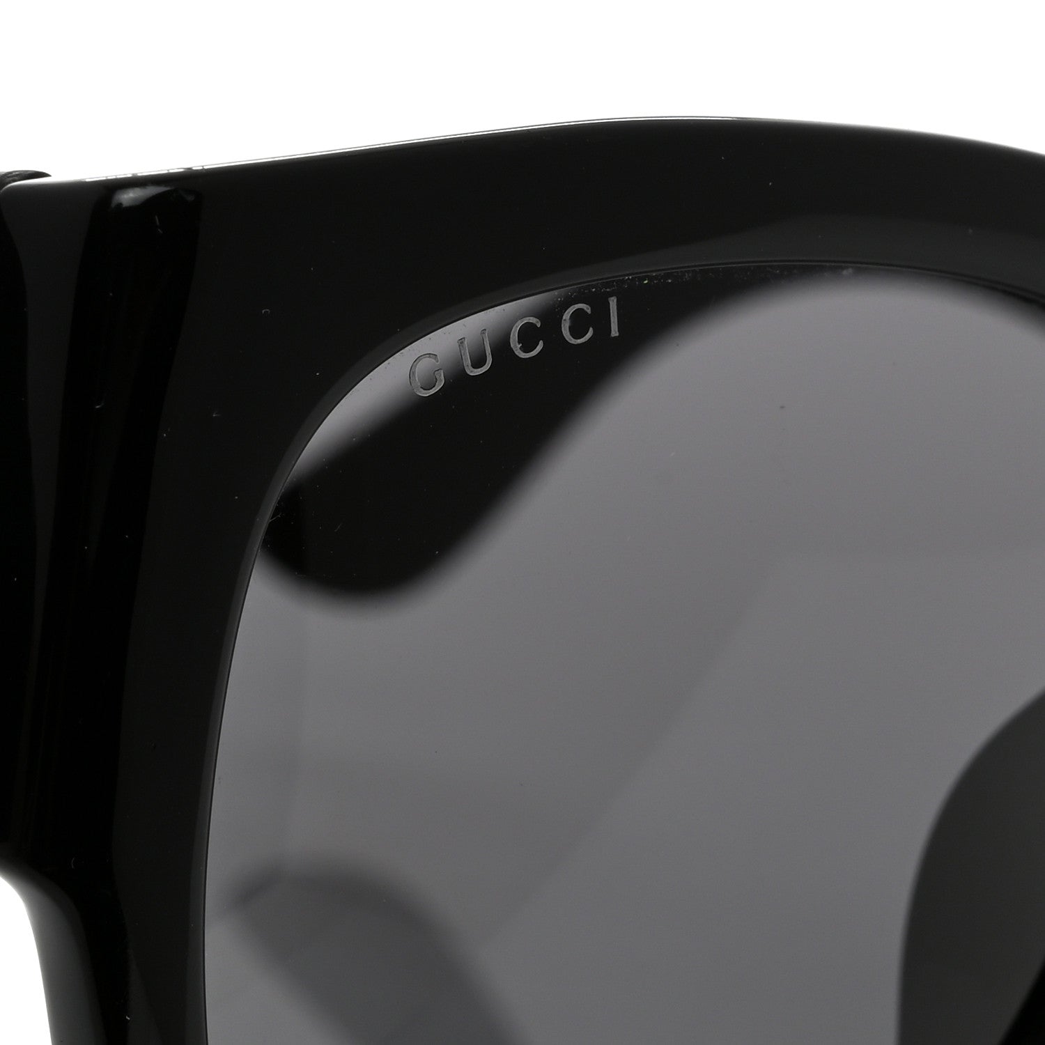 Gucci Acetate Square Frame Sunglasses GG0142SA Black 7 of 8