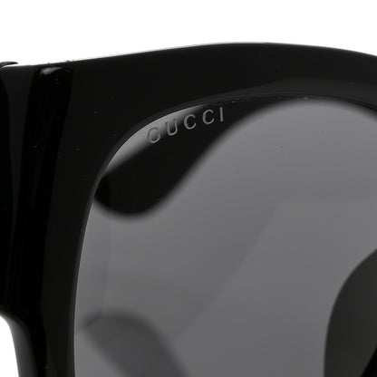Gucci Acetate Square Frame Sunglasses GG0142SA Black 7 of 8