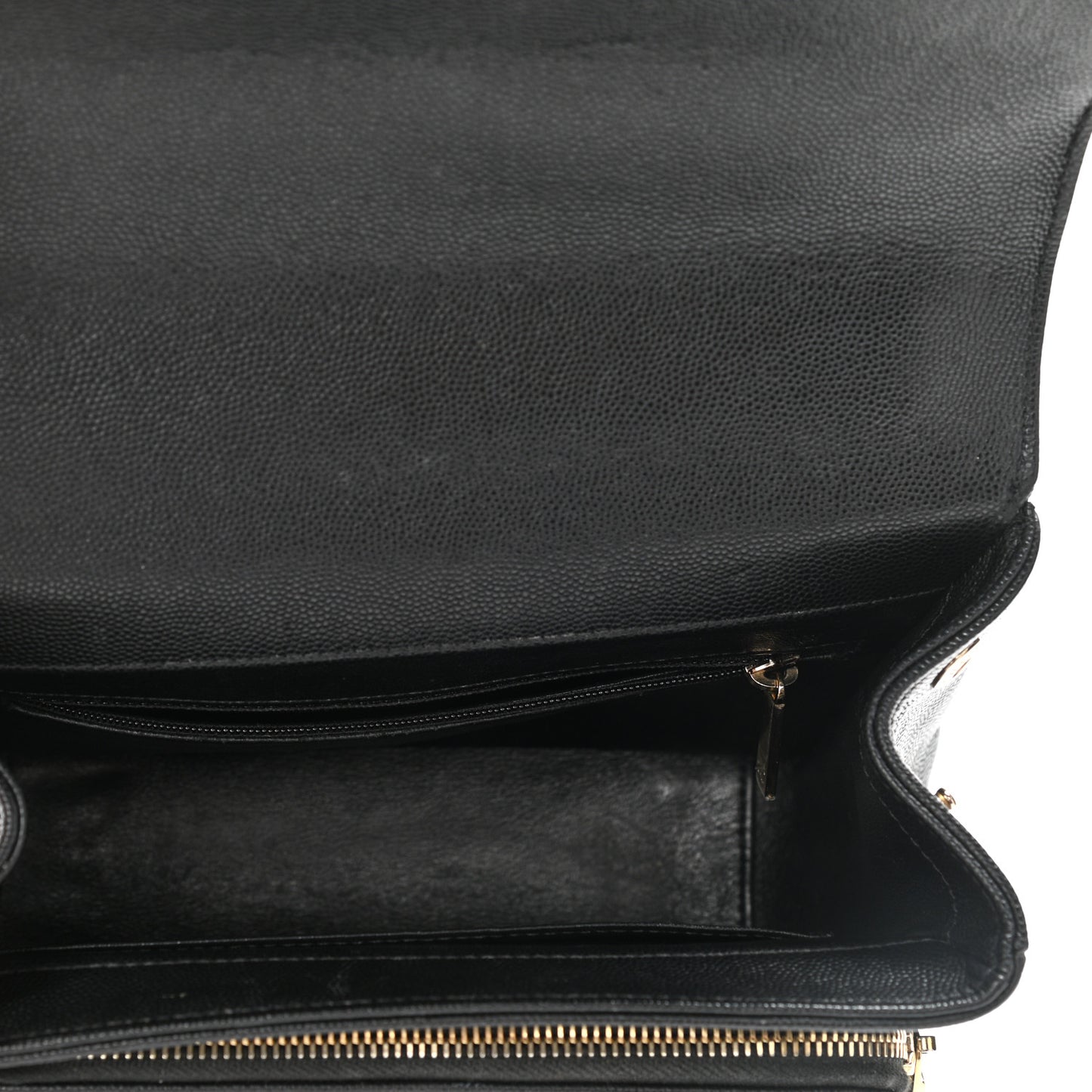 Caviar Quilted Medium Business Affinity Flap Black