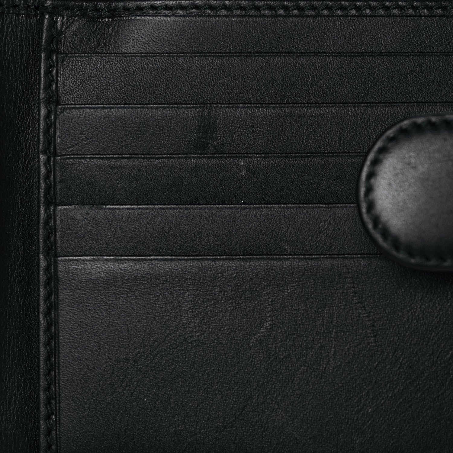 Gucci GG Supreme Monogram Pearl Studded French Wallet Black 13 of 13