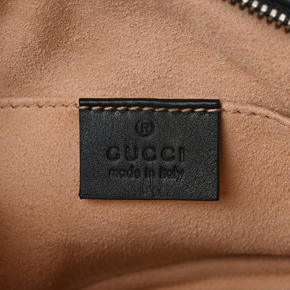Gucci Calfskin Matelasse GG Marmont Belt Bag 85 34 Black 7 of 13