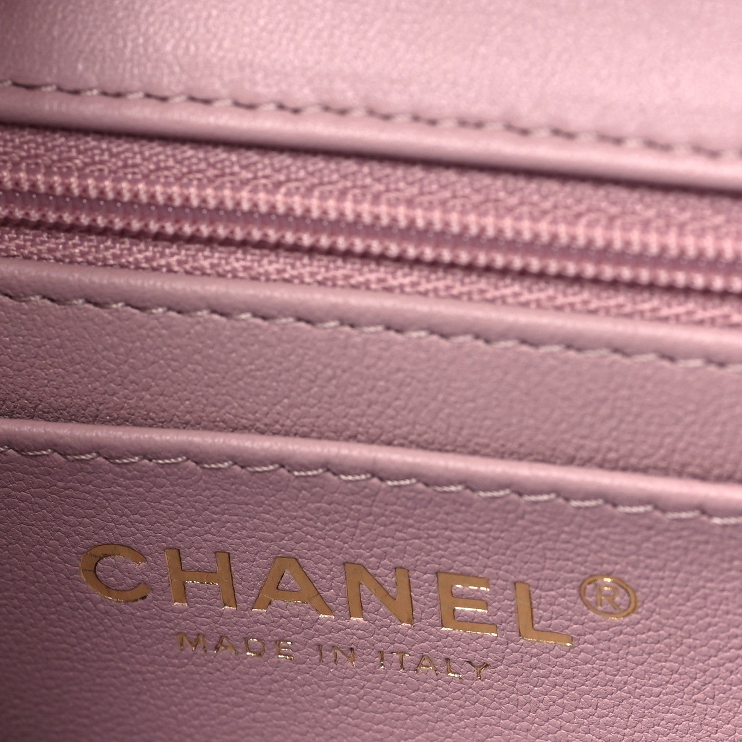 Chanel Lambskin Quilted Mini Top Handle Rectangular Flap Light Pink 6 of 11