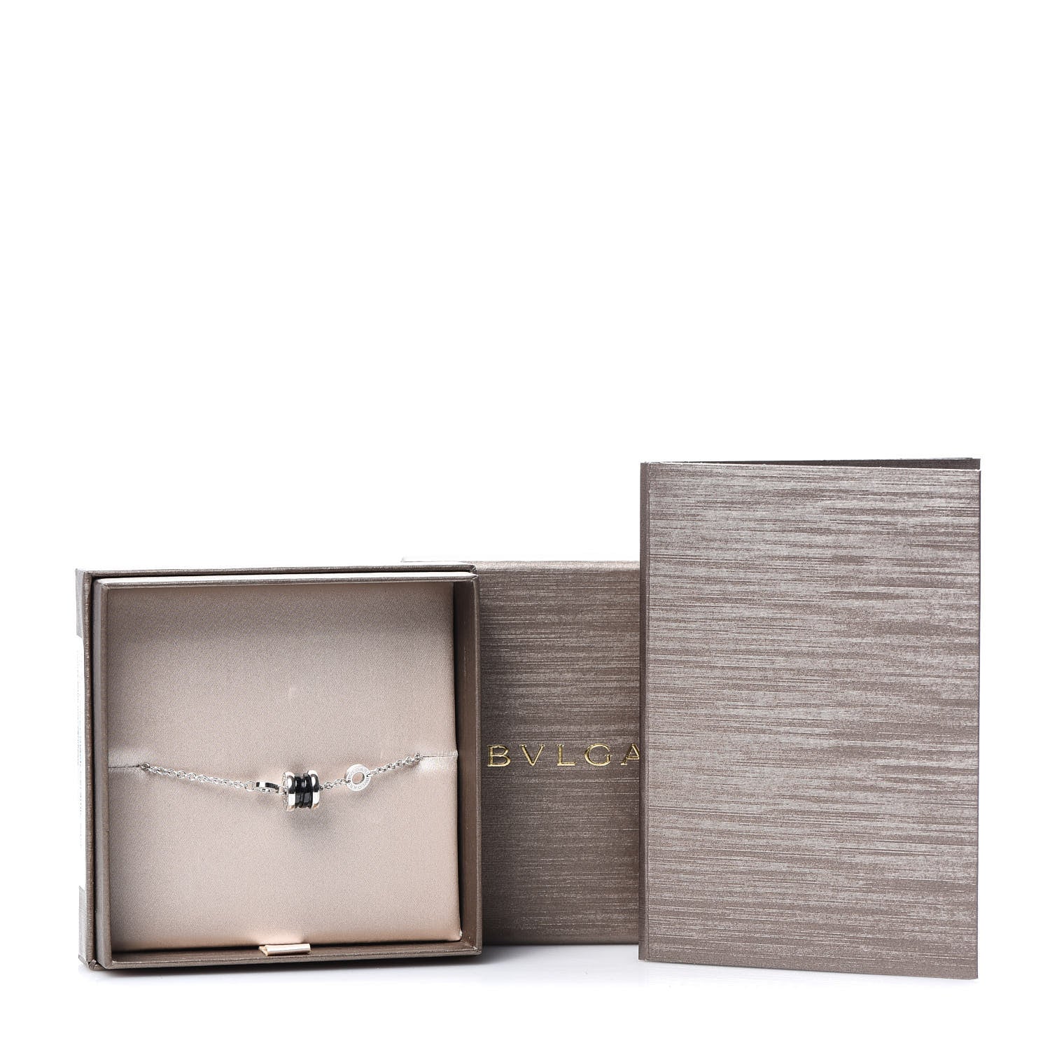 Bulgari Sterling Silver Black Ceramic Save the Children Bracelet SM 6 of 6