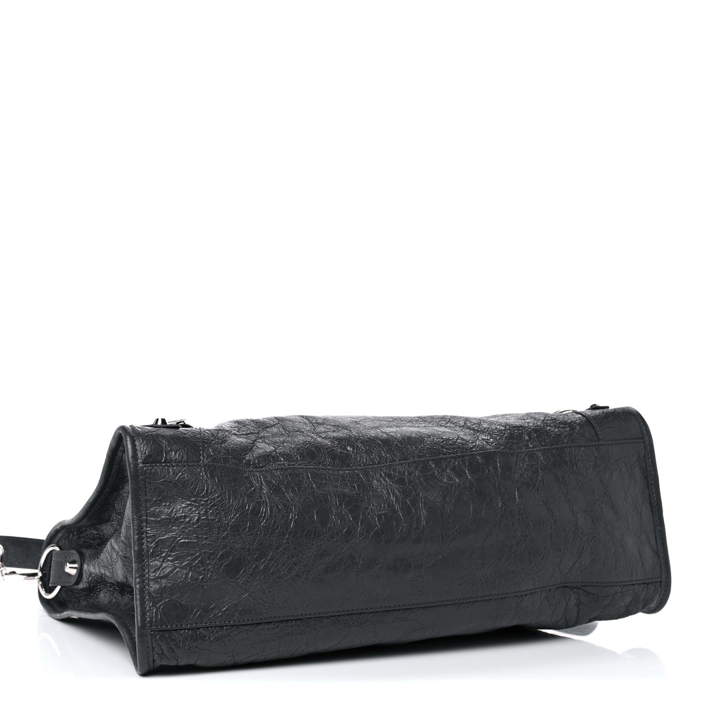 Agneau Classic Silver Hardware City Gris Fossile