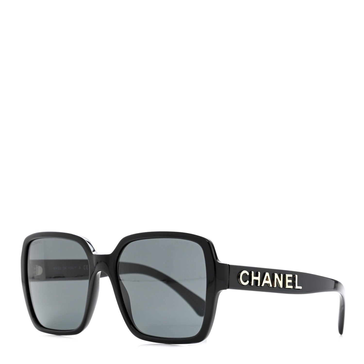 Chanel Acetate Square Sunglasses 5408 Black 1 of 9
