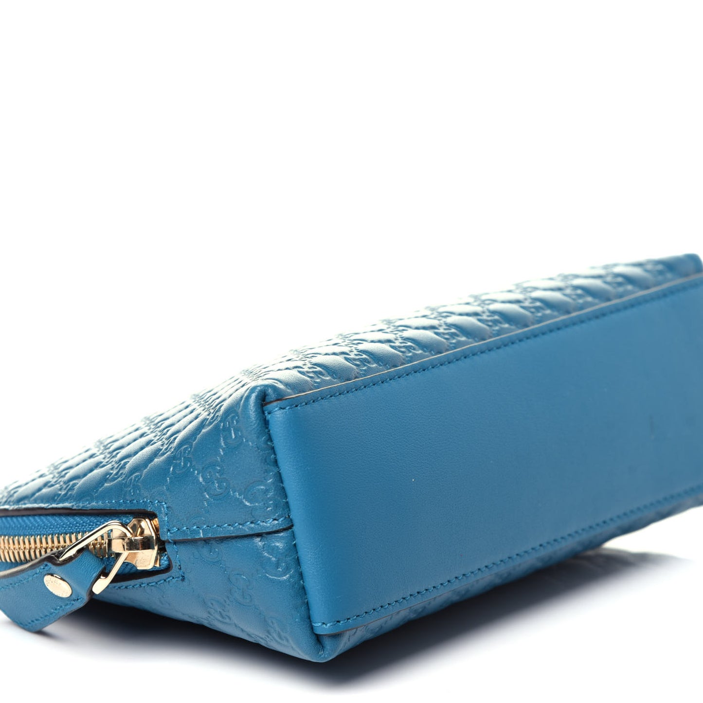 Microguccissima GG Cosmetic Case Deep Cobalt