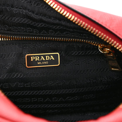 Prada Saffiano Mini Camera Crossbody Bag Rosso 6 of 10