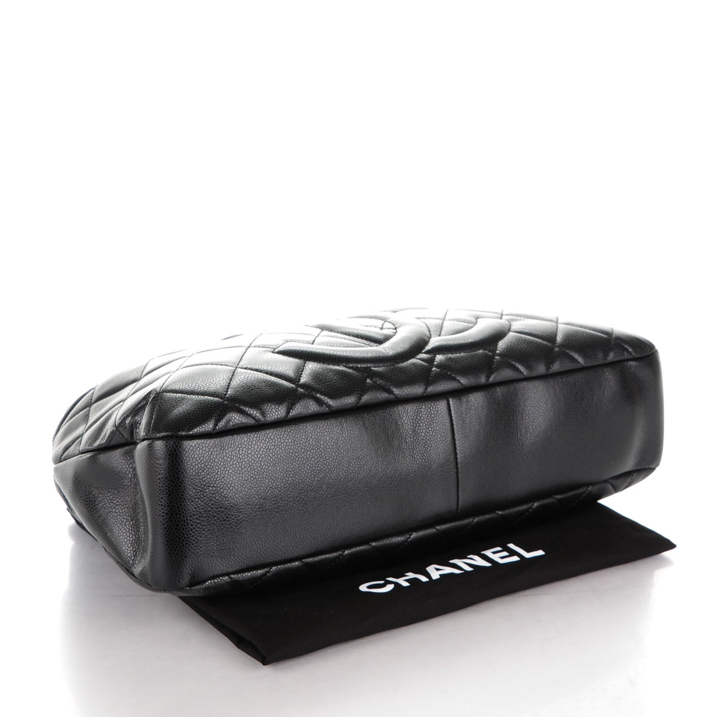 Caviar Quilted Timeless CC Soft Tote Black