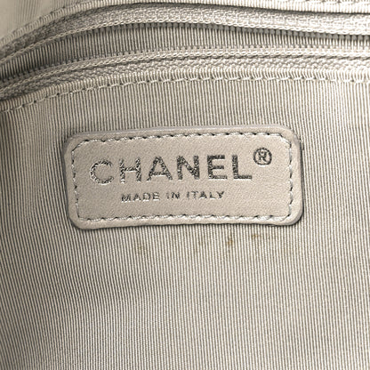 Chanel Nylon Quilted 2.55 Reissue Tote White Grey 6 of 10