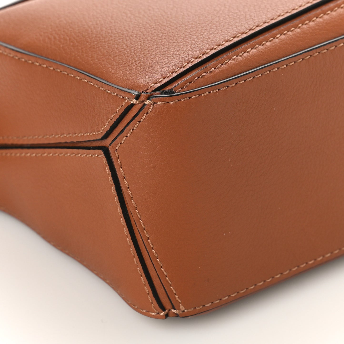 Calfskin Mini Puzzle Bag Tan