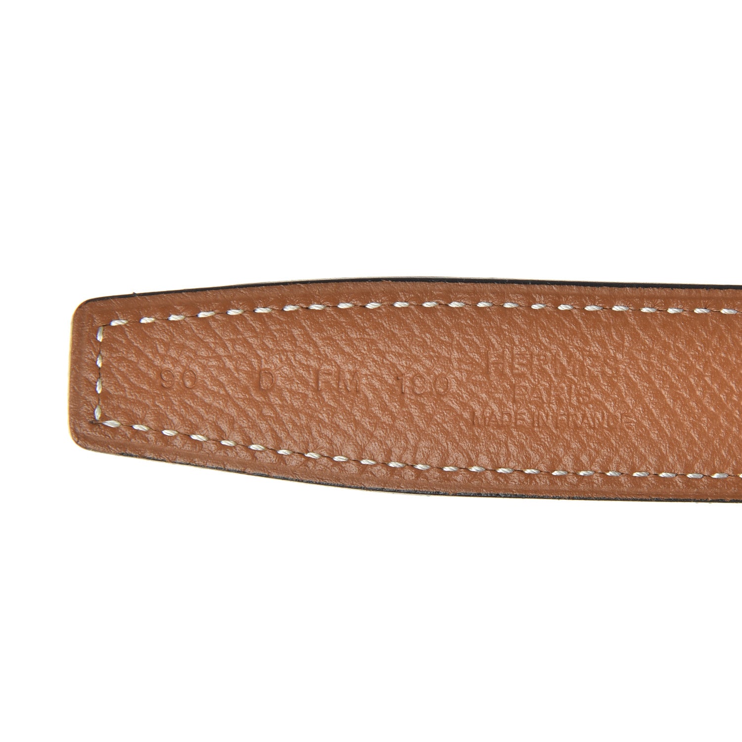Hermes Swift Epsom 24mm Constance H Belt 90 Black Gold 5 of 5