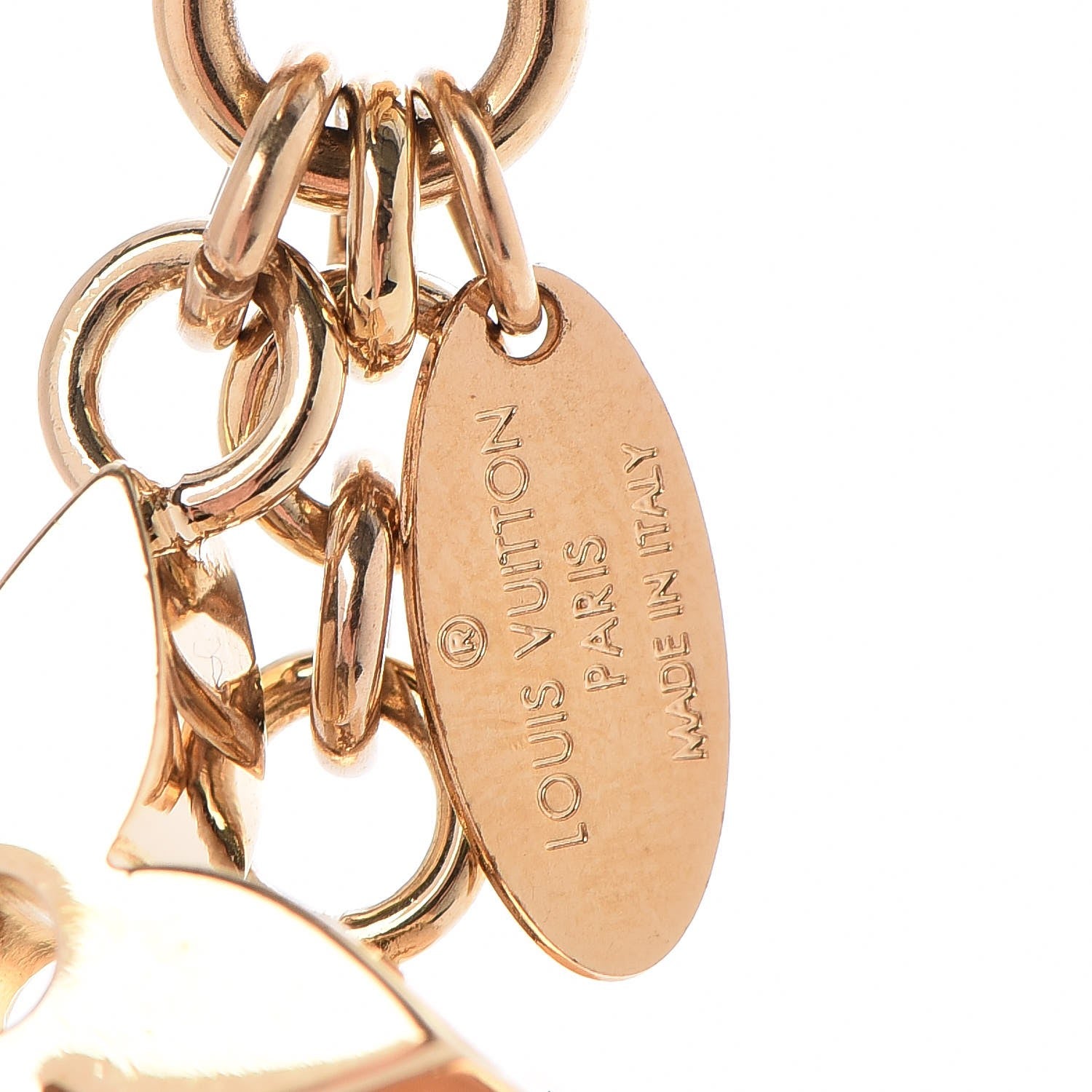 Louis Vuitton Stripes Flowers Bag Charm 3 of 4