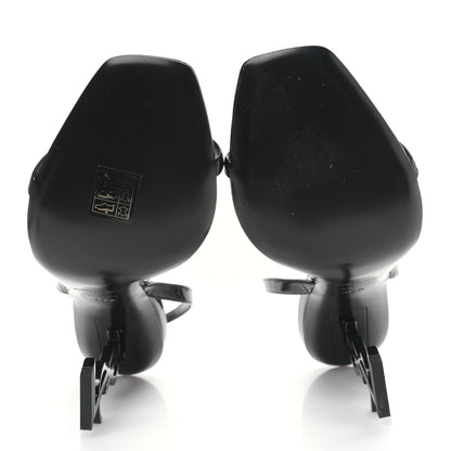 Saint Laurent Patent Calfskin Opyum 110 Sandals 39.5 Black 5 of 7