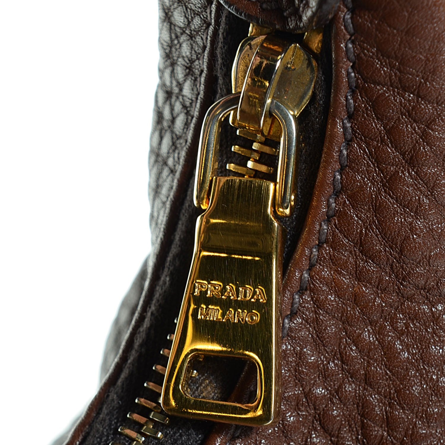 Prada Vitello Daino Hobo Bruciato 6 of 11
