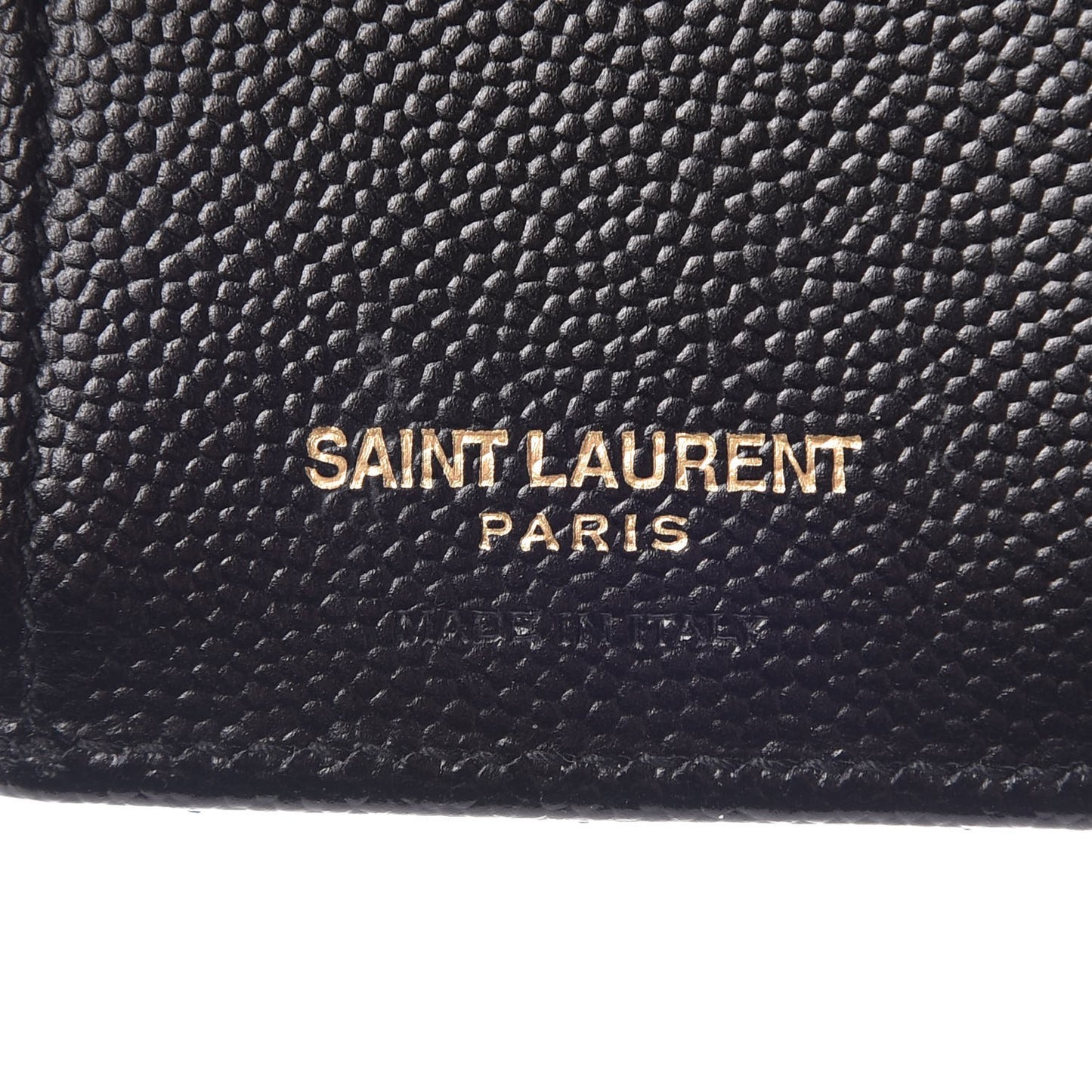 Grain De Poudre Matelasse Chevron Monogram Zipped Card Case Black