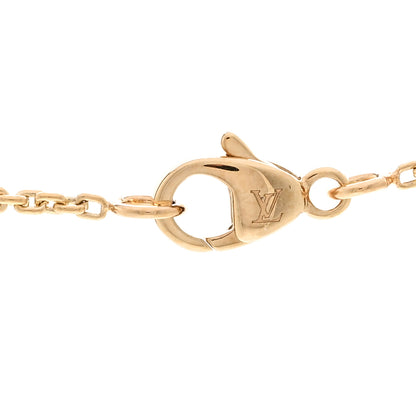 Louis Vuitton 18K Yellow Gold Diamond Idylle Blossom LV Pendant Necklace 4 of 6
