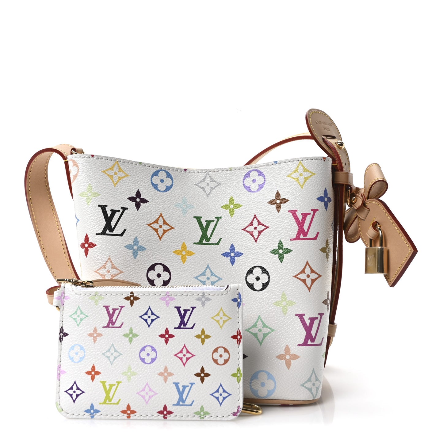 LV X TM Monogram Multicolor All In BB White