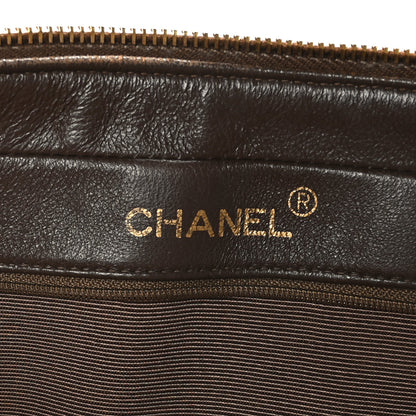 Chanel Suede Quilted Shoulder Bag Brown 7 of 10