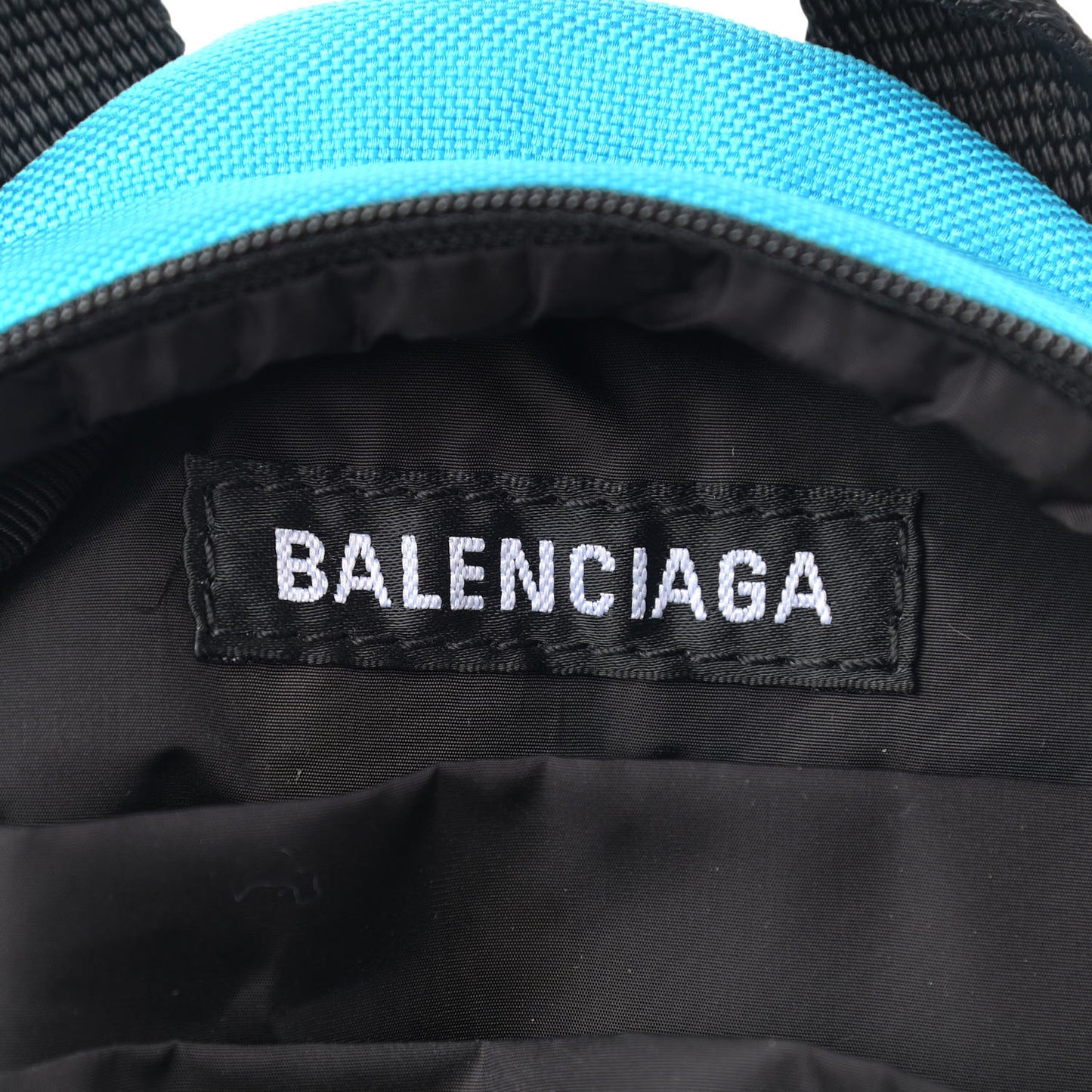 Recycled Casual Nylon Mini Oversized Backpack Cyclades Blue