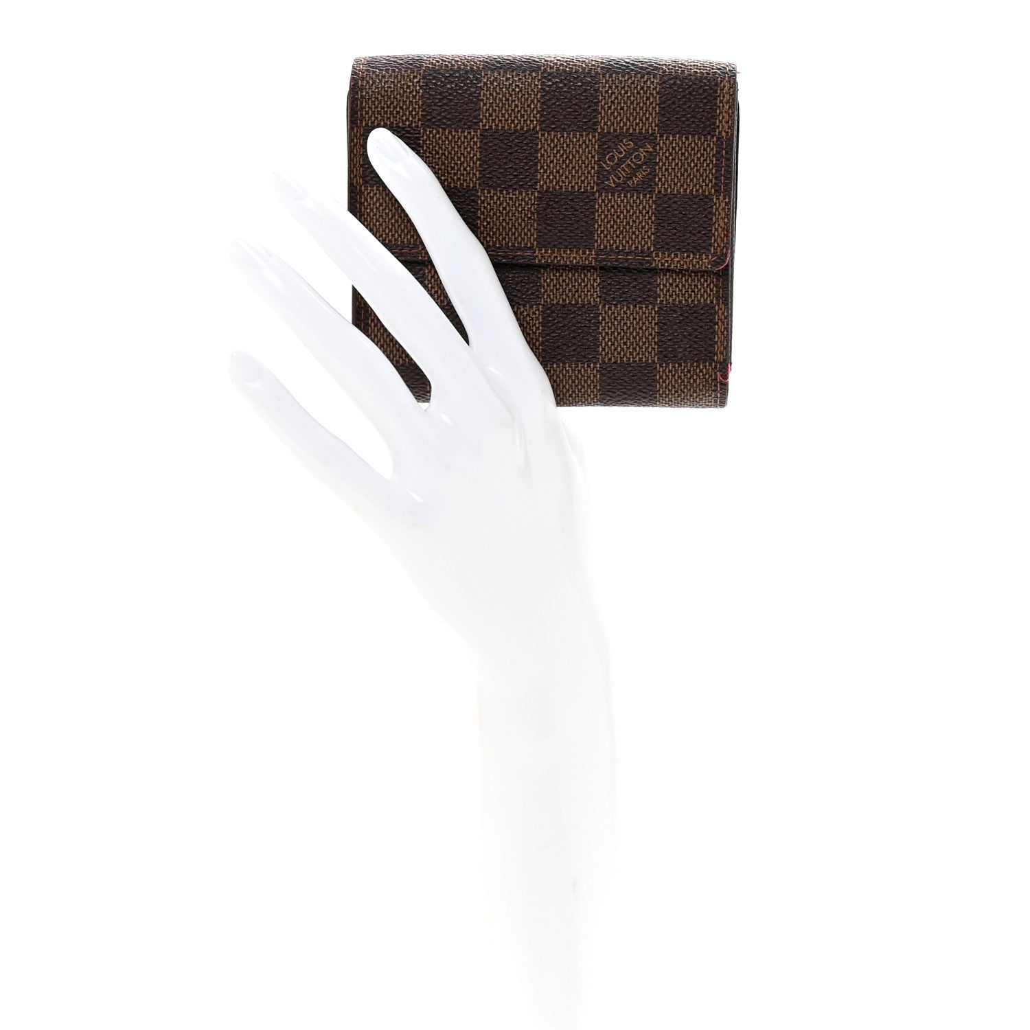 Louis Vuitton Damier Ebene Elise Wallet 2 of 6