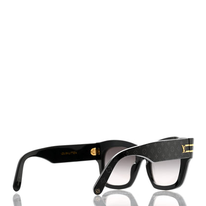 Louis Vuitton Acetate Blade Sunglasses Z1616W Black 4 of 8