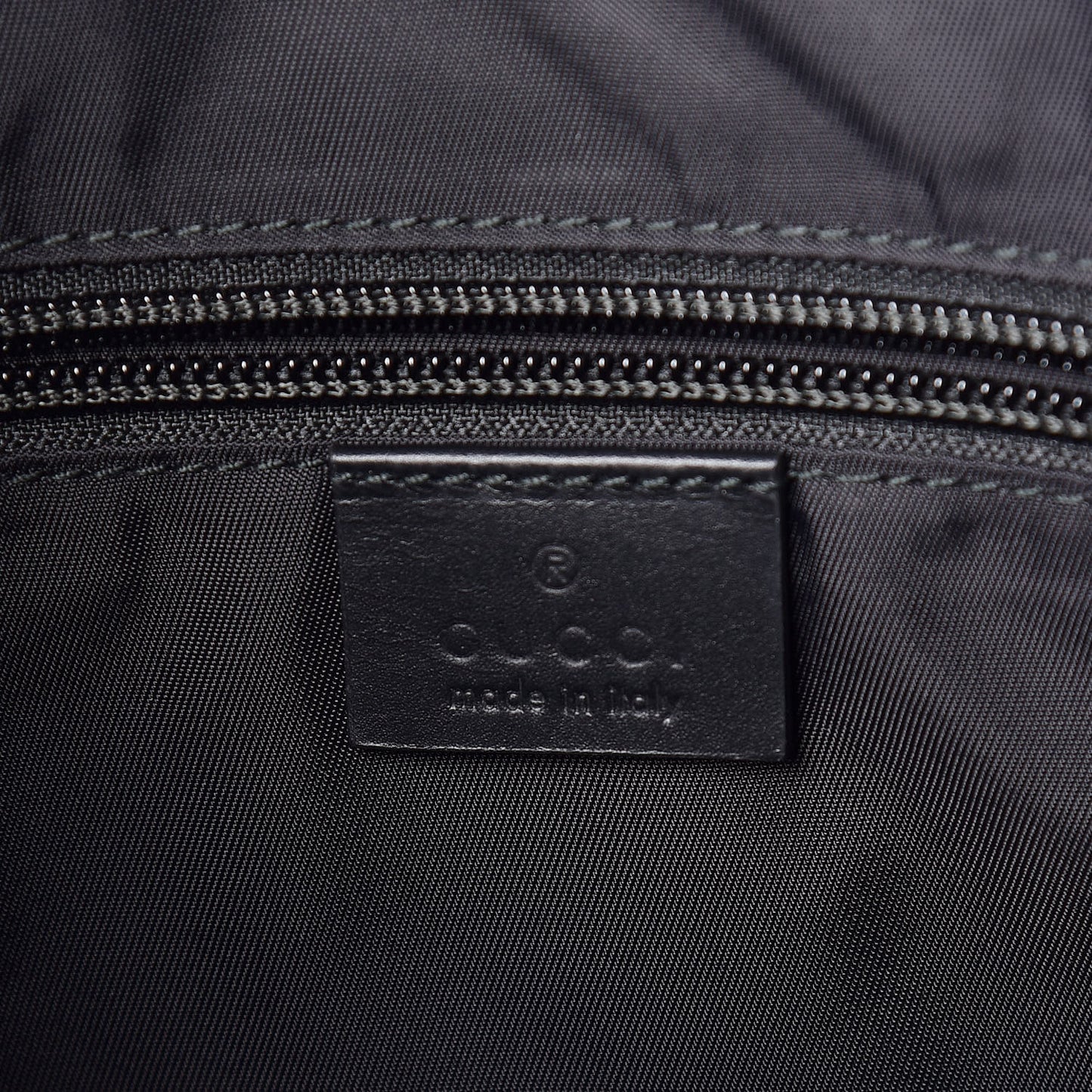 GG Supreme Monogram Web Messenger Bag Black