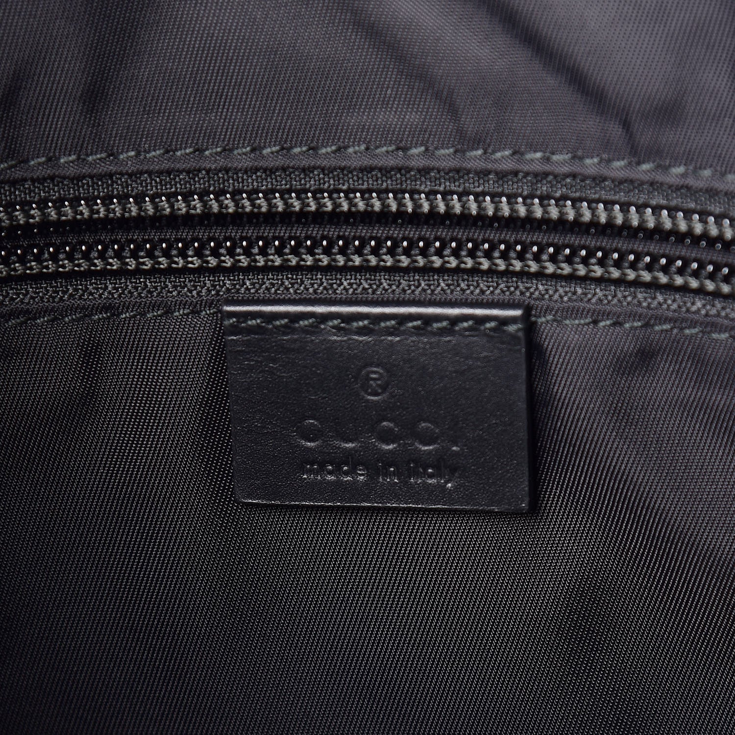 Gucci GG Supreme Monogram Web Messenger Bag Black 8 of 10