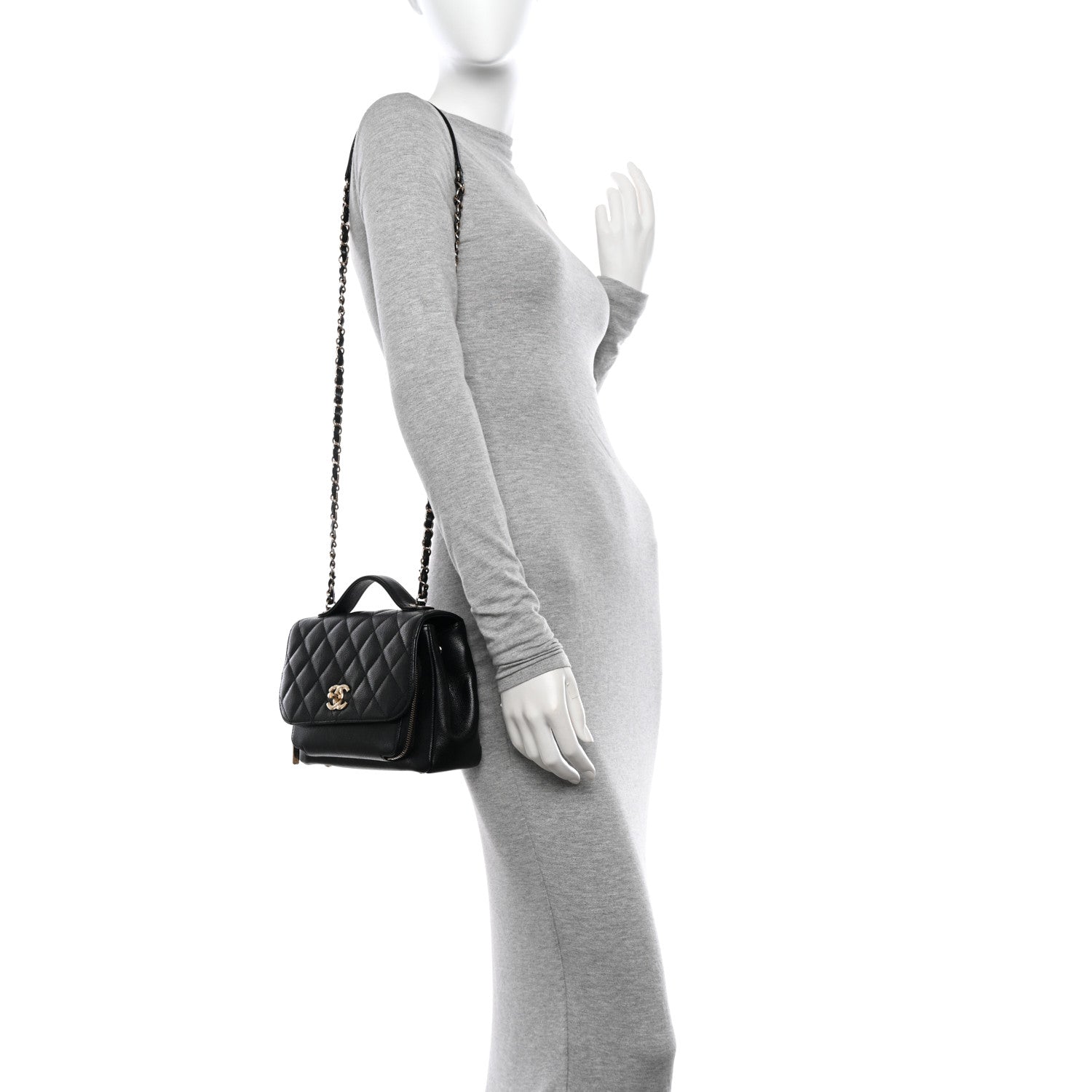 Chanel Caviar Quilted Medium Business Affinity Flap Black 2 of 10