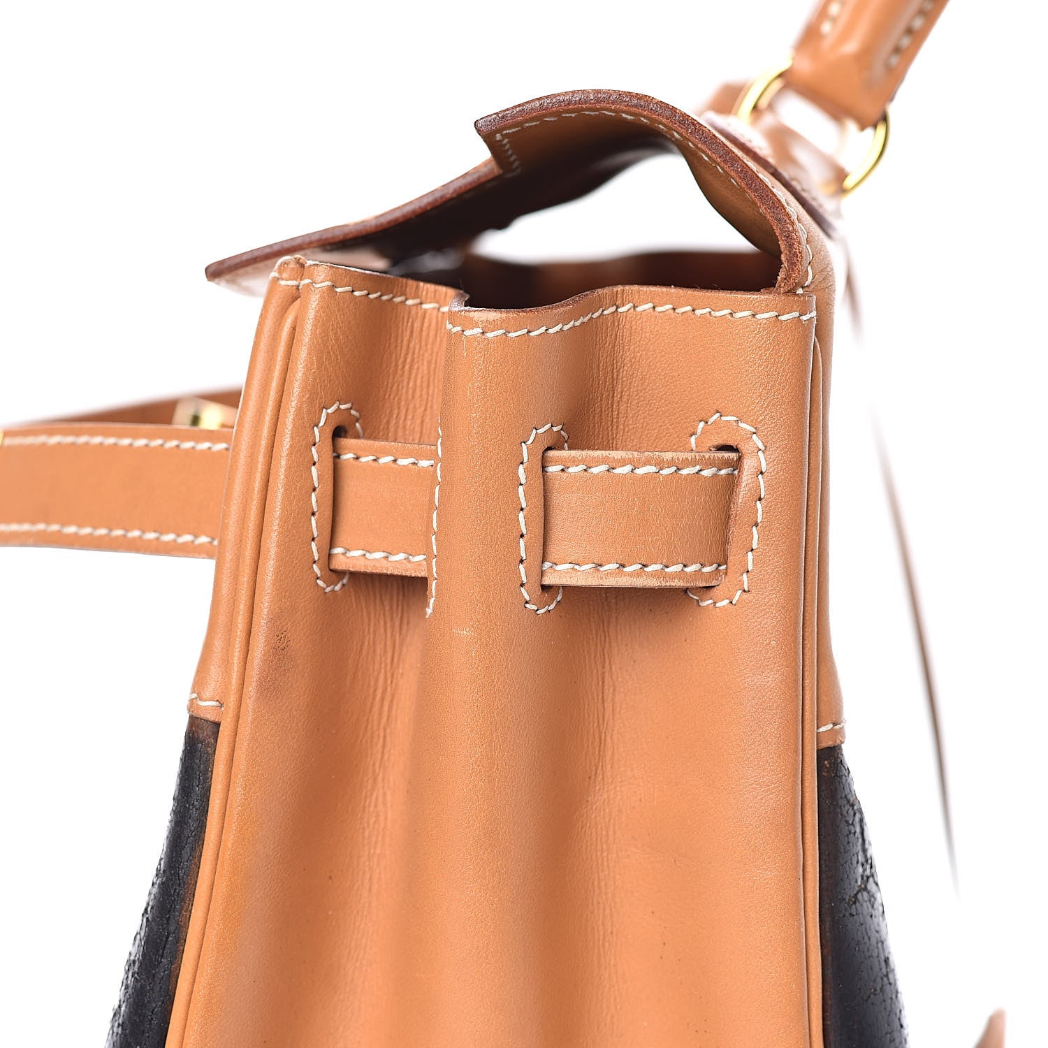 Hermes Vache Natural Amazonia Kelly Retourne 32 13 of 29