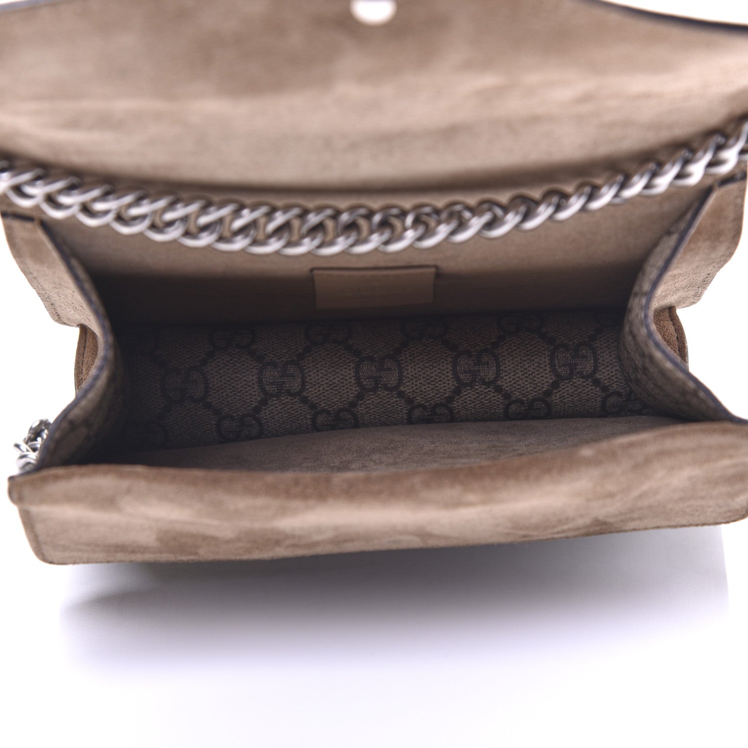 Gucci GG Supreme Monogram Mini Dionysus Shoulder Bag Taupe 5 of 14