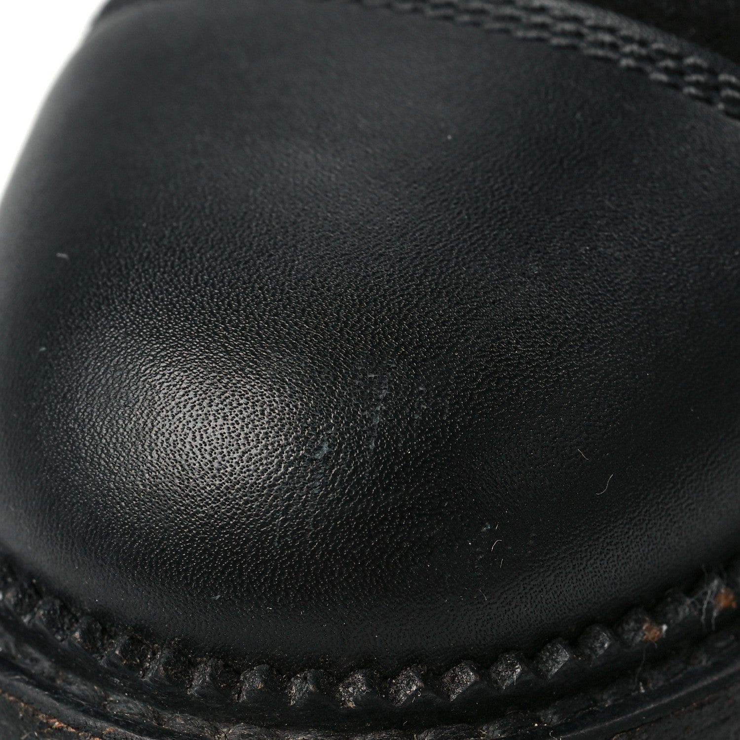 Chanel Suede Calfskin Quilted CC Lace Up Combat Boots 36 Black 8 of 8