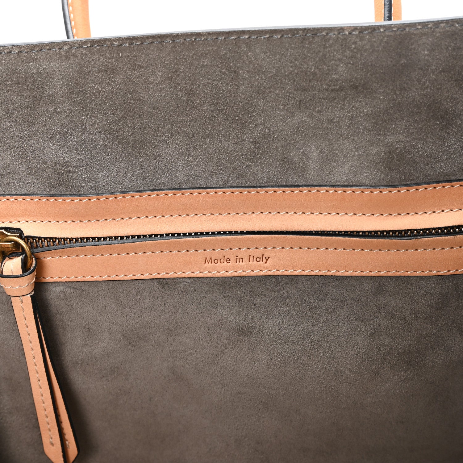 Celine Natural Calfskin Medium Phantom Luggage Beige 6 of 9