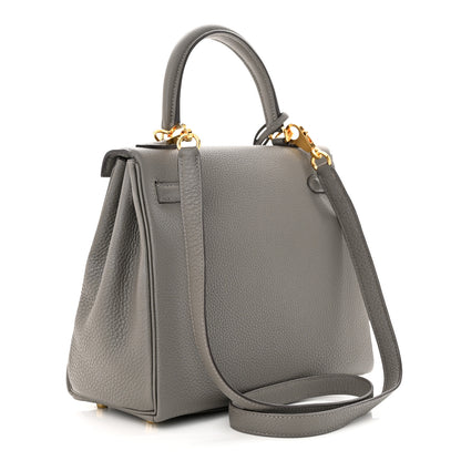 Hermes Togo Kelly Retourne 25 Gris Meyer 3 of 12