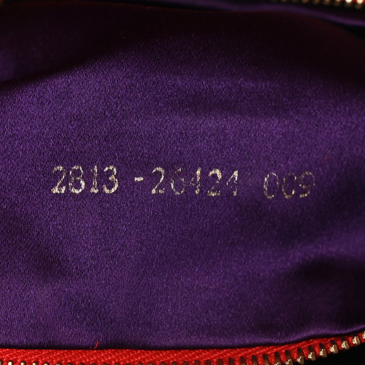 Suede Baguette Red
