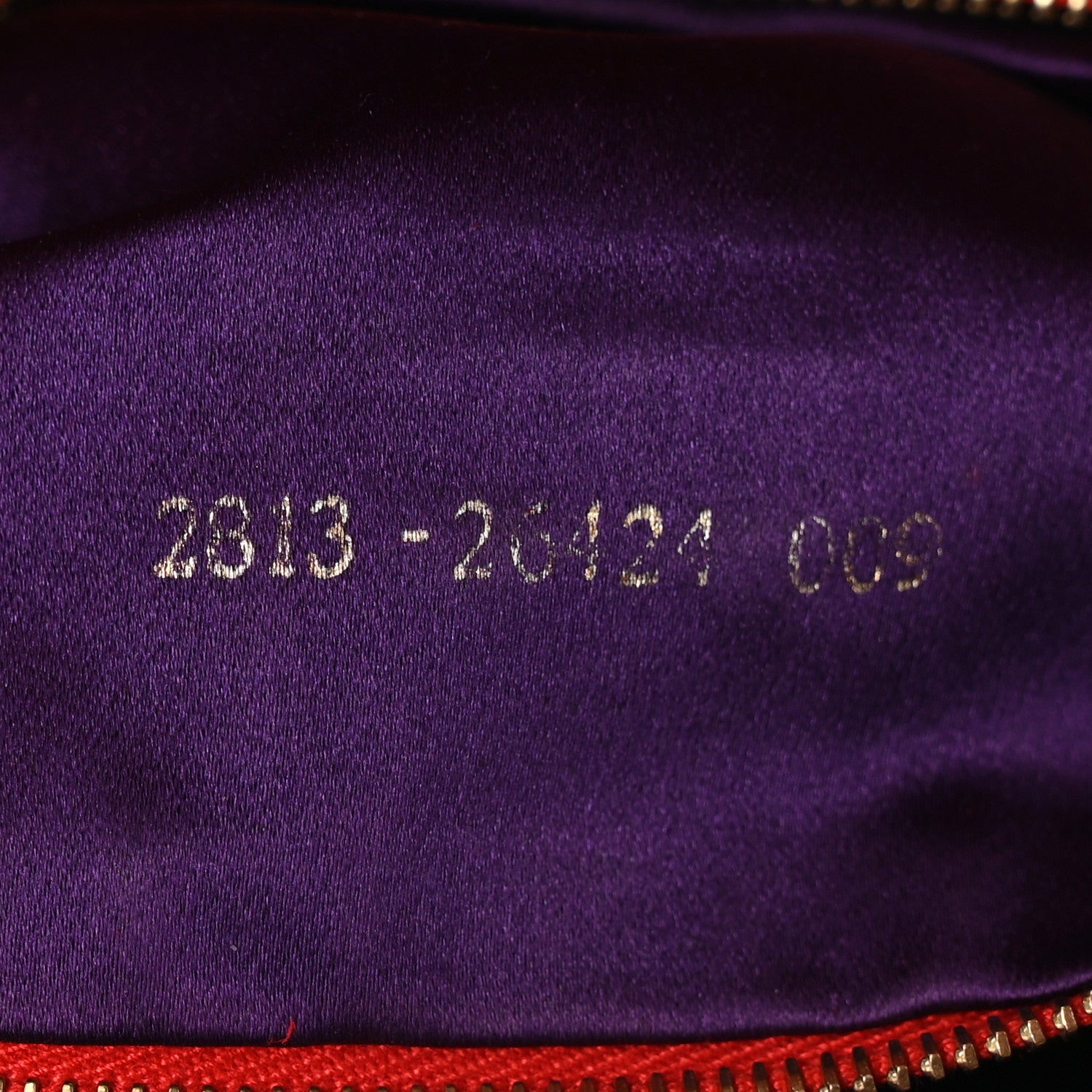 Fendi Suede Baguette Red 6 of 10