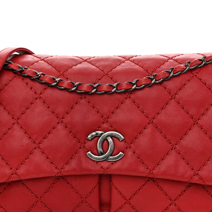 Chanel Calfskin Ultimate Stitch Flap Red 8 of 10