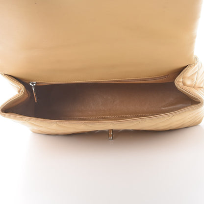 Chanel Lambskin Quilted Jumbo Kelly Flap Bag Beige 5 of 14