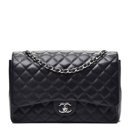 Chanel Caviar Quilted Maxi Double Flap Black 1 of 12