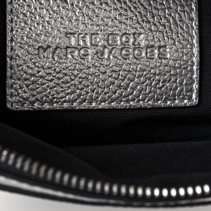 Marc Jacobs Calfskin Mini The Textured Box Bag Platinum 6 of 13