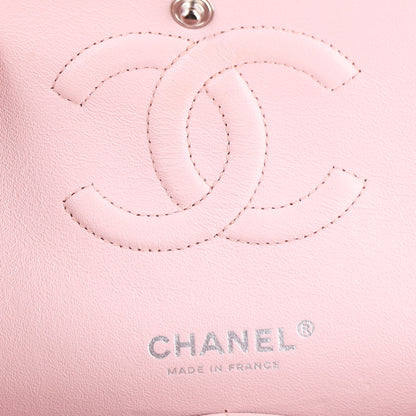 Chanel Lambskin Quilted Medium Double Flap Light Pink 7 of 11