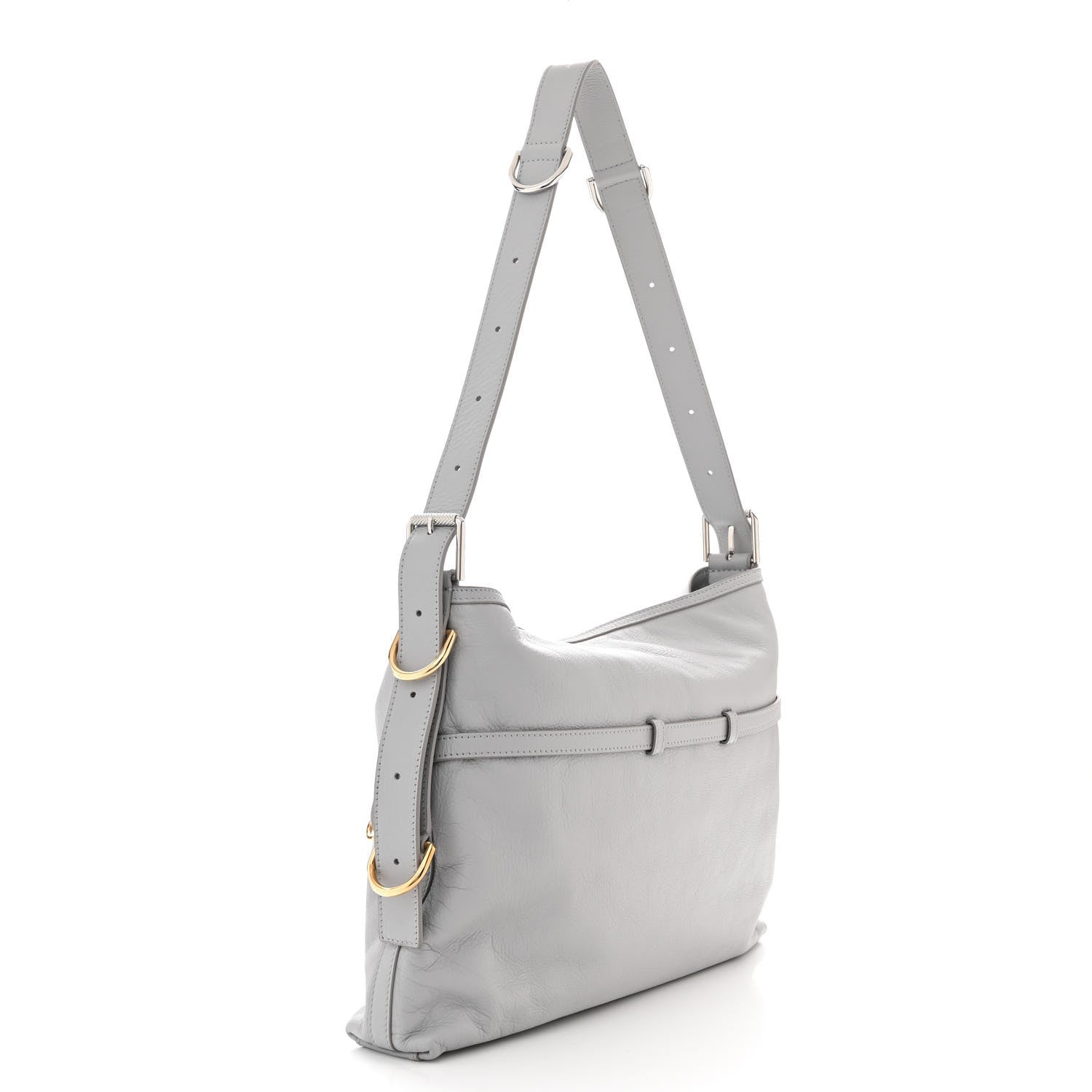 Givenchy Calfskin Medium Voyou Bag Light Grey 3 of 10