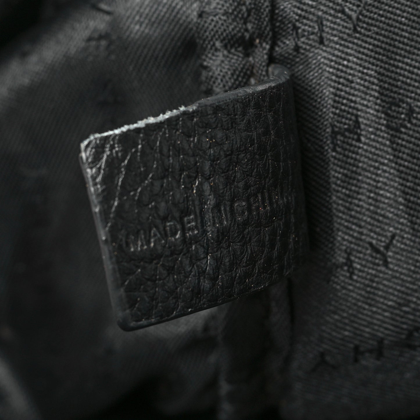 Nylon Calfskin Studded Backpack Black