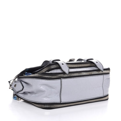 Proenza Schouler Paper Lambskin Tiny PS1 Plus Zip Satchel Dove Grey 4 of 7