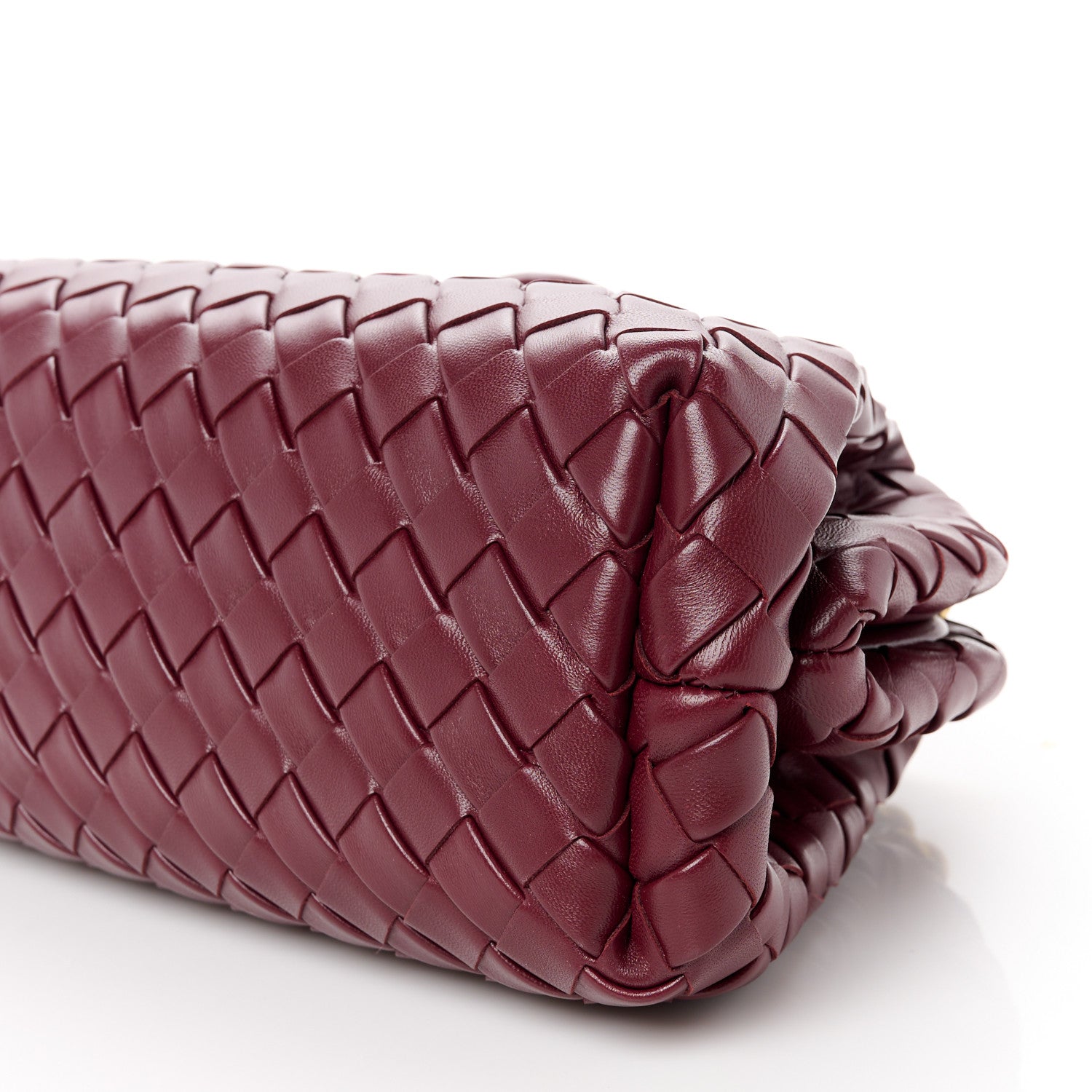 Bottega Veneta Nappa Intrecciato Teen The Lauren 1980 Clutch With Chain Barolo 10 of 10